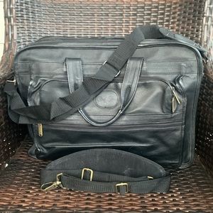 Claire Chase Black Computer Messenger / Briefcase Bag
